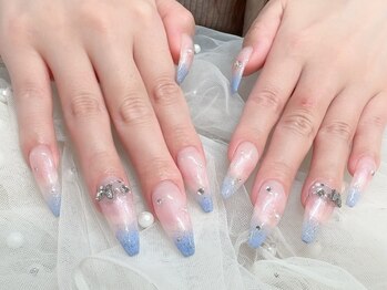 ラネイルパンダ 鶴見(La nail Panda)の写真/【スカルプネイル好きの方必見】モチが良く、ストレスフリーなネイルライフを。思わず見惚れる指先を演出♪