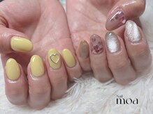 春ネイル アシメ 新所沢