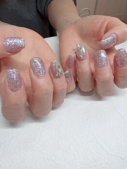 ラメワンカラー