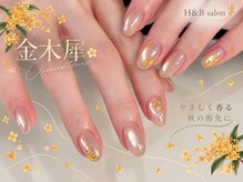 エイチ アンド ビー(H&B)/秋マグネットネイル