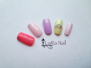 ララネイル(LaRa Nail)/定額～パールコース～￥6,480