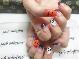 【ハロウィンネイル】