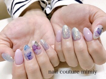 ミミィー(mimiy)/紫陽花ネイル☆