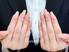 チップワンカラー＋ストーン10粒