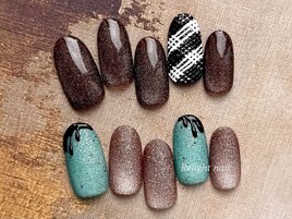 バレンタイン☆チョコネイル