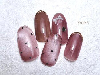 ルージュ(rouge)/ドットネイル