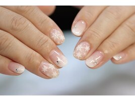 雪の結晶ネイル