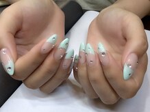 エニオラ(anyora)/夏ネイル　ミントブルー