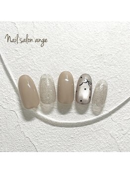 アンジュ(Ange)の写真/指先からときめく☆毎月変わる5種の定額デザイン。さりげないおしゃれをお手頃価格で！