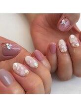 ネイルサロン キュア(Cure)/秋シェルネイル