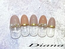 ディアナ ひたちなか高場店(DIANA)/定額ネイル　7,700円　A‐075