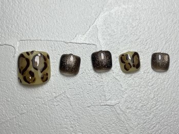 ネイルブレイク リリア(Nail Break lilia)/【初回オフ無料】ヒョウ柄ネイル