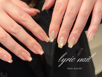 リリックネイル 本八幡店(LyricNail)/ガラス+ダイヤモンド[ネイル]