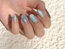ラウレアネイル(Laule’a Nail)の雰囲気（人気！トレンドなマグネットネイル**動かし方いろいろあります◎）