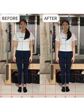 あるく 関内店/体験レッスンビフォーアフター