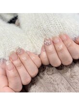 アース 豊橋店(HAIR & MAKE EARTH)/ホワイトネイル