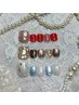 【華やかフットネイル】定額ネイルC ¥9300 ※カラー変更無料