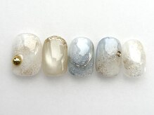 アイネイルズ 池袋店(I-nails)/白浜ブルー