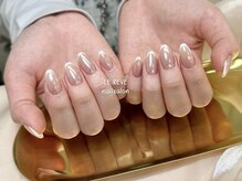 ルレーブ(LE REVE)/ミラーフレンチネイル