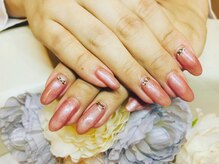 ブリエカドー(Briller Cadeau)/パールピンクスカルプネイル