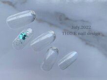 スリー(THREE)/July.2022/nail design