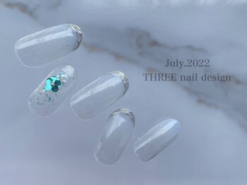 スリー(THREE)/July.2022/nail design