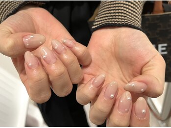 ラボテ(laboT)/ベージュホワイトグラデ