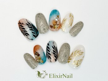 エリクサーネイル 五反田(Elixir Nail)/定額c やり放題/クーポン使用
