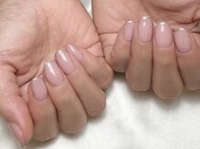 ヒールネイル(heal nail)/ちゅるんpink×ラメライン