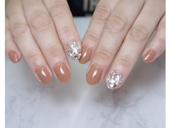 定額シンプル シルバーラメ