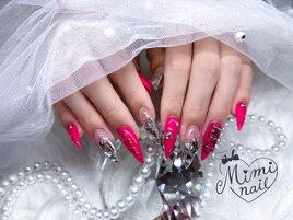 ピンク×シルバーキラキラ