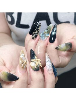 クイーンズビューティーサロン 歌舞伎町店(Queen's beauty salon)/ チップ長さ出し10本やり放題