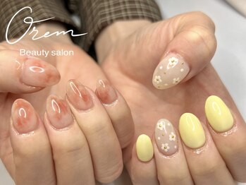 オルム(orem)/春フラワーニュアンスネイル