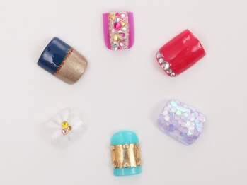 クォーターリゾートネイル(QUARTER RESORT nail)/フットネイル