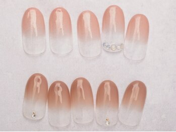 ネイルミックス 自由が丘店(Nail Mix)の写真/【3990円★ナチュラルコース(60分)】ワンカラー・グラデーション♪シンプルアート付き！(新作5/1～)