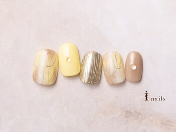 アイネイルズ 横浜EAST店(I-nails)/ゴールドラインネイル