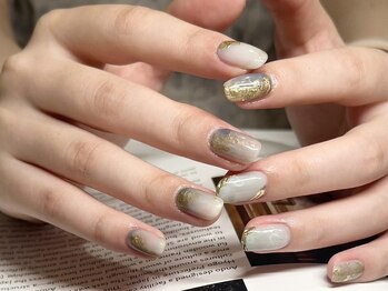 アース コアフュールボーテ 新潟中野山店 (EARTH Coiffure beaute')/ゴールドニュアンス 9500円