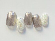 ユノ フィオーレ(Juno fiore)/ミラーデザインネイル