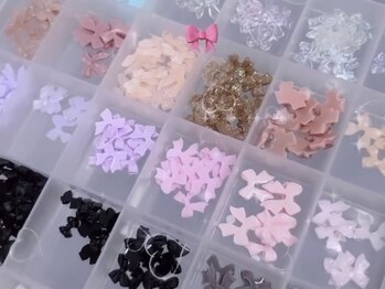 エマネイル プラス キハクヤ 堺東店(EmaNail+KIHAKUYA)/リボンパーツ♪