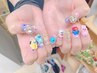 【スカルプ/3D】★痛ネイル★キャラクター3Dネイル 20,000円→15,000円