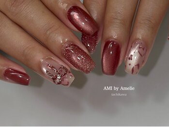 アミ バイ アメリ(AMI by Amelie)/レオパードネイル:mikako