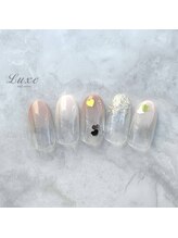 ネイルサロンリュクス (nailsalon Luxe)/ハートホロネイル