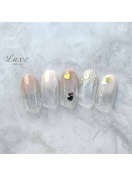ネイルサロンリュクス (nailsalon Luxe)/ハートホロネイル