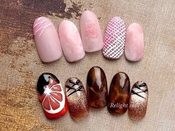 バレンタイン☆チョコネイル