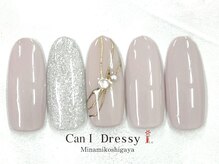 キャンアイドレッシー 南越谷店(Can I Dressy)/ニュアンスミラーネイル