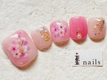 アイネイルズ 新宿店(I nails)/桜フット