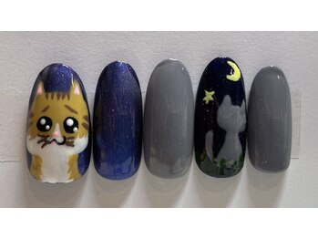 猫アート^ ^手描き/オリジナル