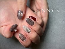 ジニーズ(JINNY'S)/【ハンド】季節限定♪冬ネイル