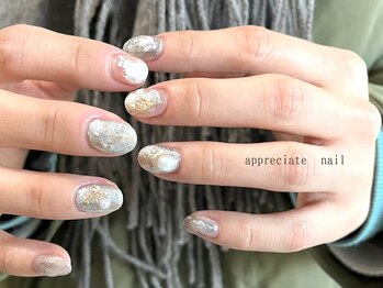 アプリシーエイトネイル(appreciate nail)/サンプルデザイン♪