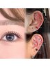まつげパーマ×耳つぼジュエリー《両耳16個まで》セットメニュー¥10,100